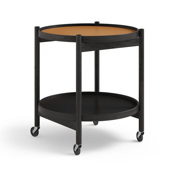 Bølling Tray Table model 50 - Clay, black lacquered oak stand - Brdr. Krüger