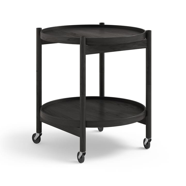 Bølling Tray Table model 50 - Oak black lacquered, black lacquered oak stand - Brdr. Krüger