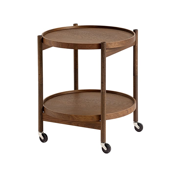 Bølling Tray Table model 50 - Smoke oak, smoke oiled oak stand - Brdr. Krüger