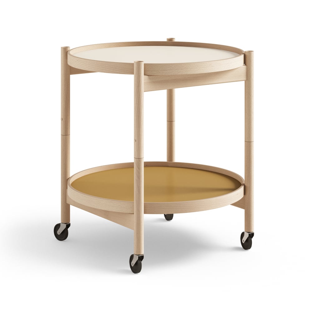 Brdr. Krüger Bolling Tray Table model 50 Sunny, oiled beech stand