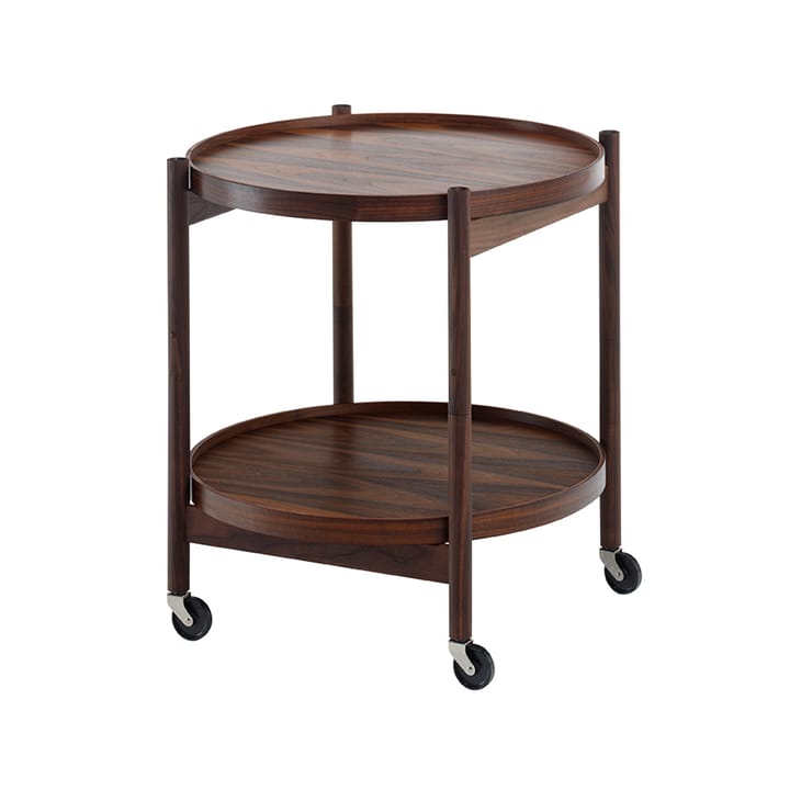 Bølling Tray Table model 50 - Walnut veneer, oiled walnut stand - Brdr. Krüger