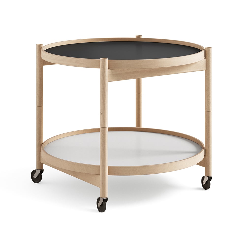Brdr. Krüger Bolling Tray Table model 60 Base, oiled beech stand
