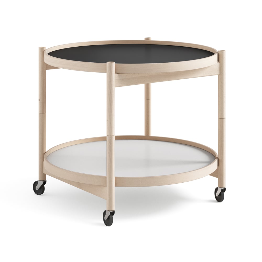 Brdr. Krüger Bolling Tray Table model 60 Base, untreated beech stand
