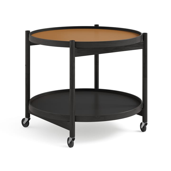 Bølling Tray Table model 60  - Clay, black lacquered oak stand - Brdr. Krüger
