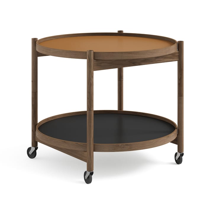 Bølling Tray Table model 60  - Clay, smoke oiled oak stand - Brdr. Krüger