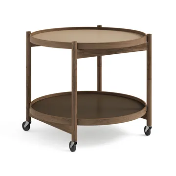 Bølling Tray Table model 60 - Earth, smoke oiled oak stand - Brdr. Krüger