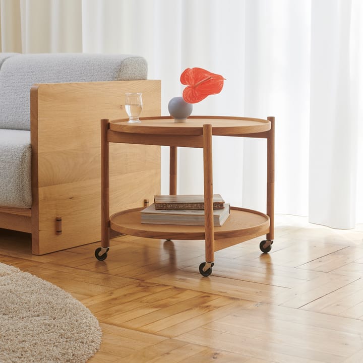 Bølling Tray Table model 60 , Leaf, oiled beech stand Brdr. Krüger