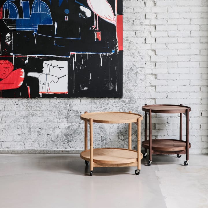 Bølling Tray Table model 60 , Leaf, oiled beech stand Brdr. Krüger