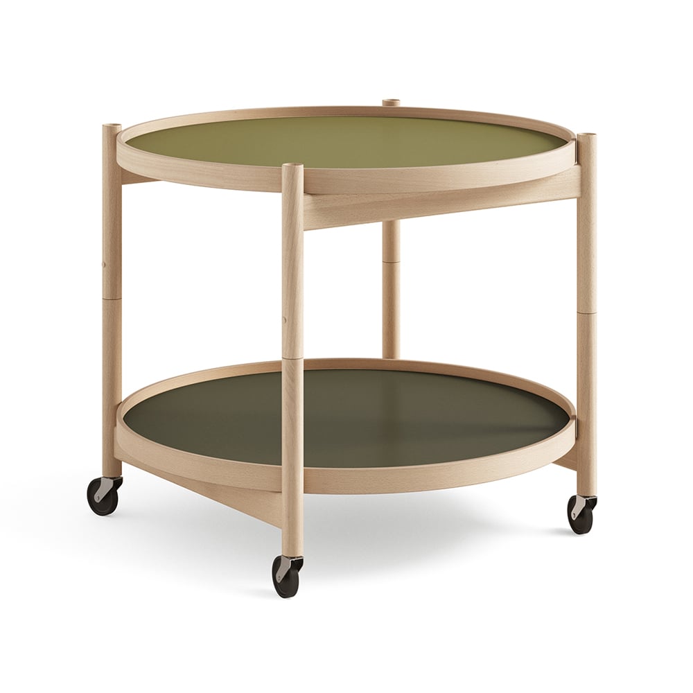 Brdr. Krüger Bolling Tray Table model 60 Leaf, oiled beech stand