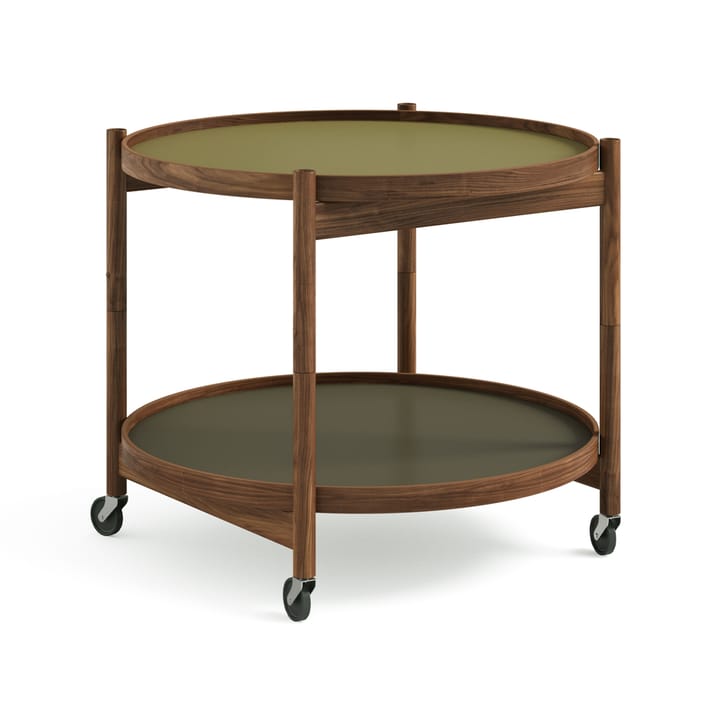 Bølling Tray Table model 60  - Leaf, oiled walnut stand - Brdr. Krüger