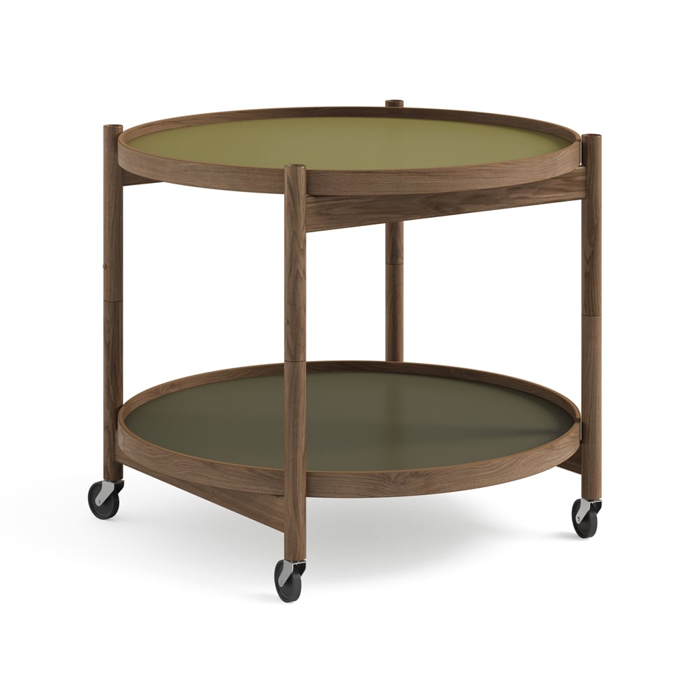Brdr. Krüger Bolling Tray Table model 60 Leaf, oiled oak stand