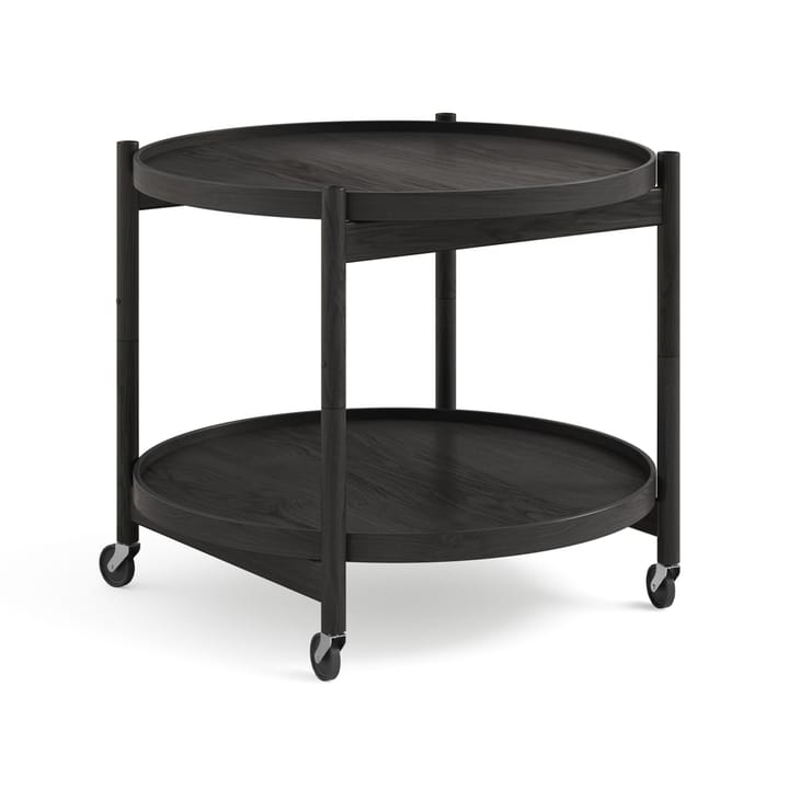 Bølling Tray Table model 60  - Oak black lacquered, black lacquered oak stand - Brdr. Krüger