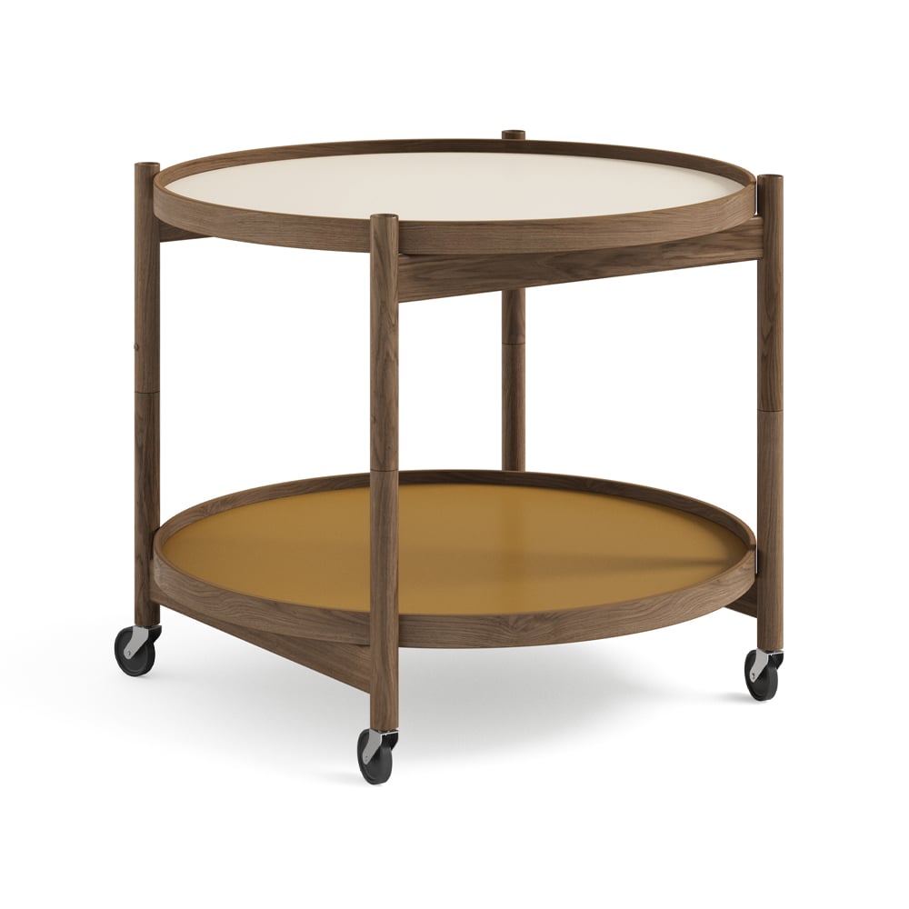 Brdr. Krüger Bolling Tray Table model 60 Sunny, oiled oak stand