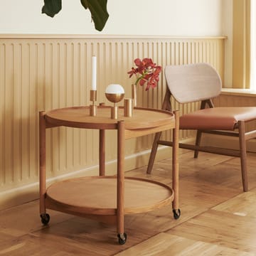 Bølling Tray Table model 60  - Sunny, untreated oak stand - Brdr. Krüger