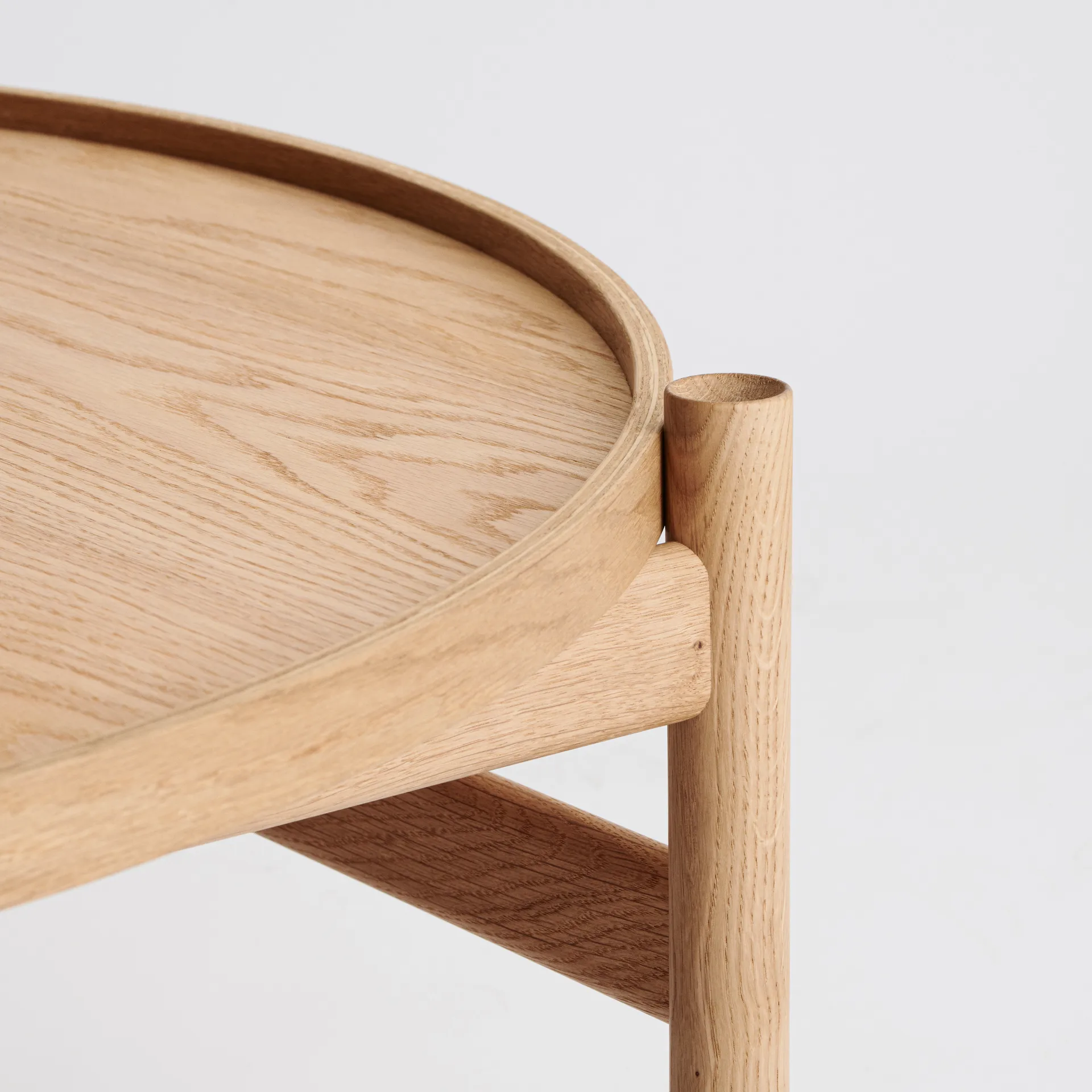 HB coffee table Ø100 cm, Oiled oak Brdr. Krüger