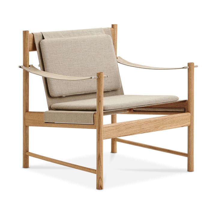 HB lounge chair - Oiled oak-canvase nature - Brdr. Krüger