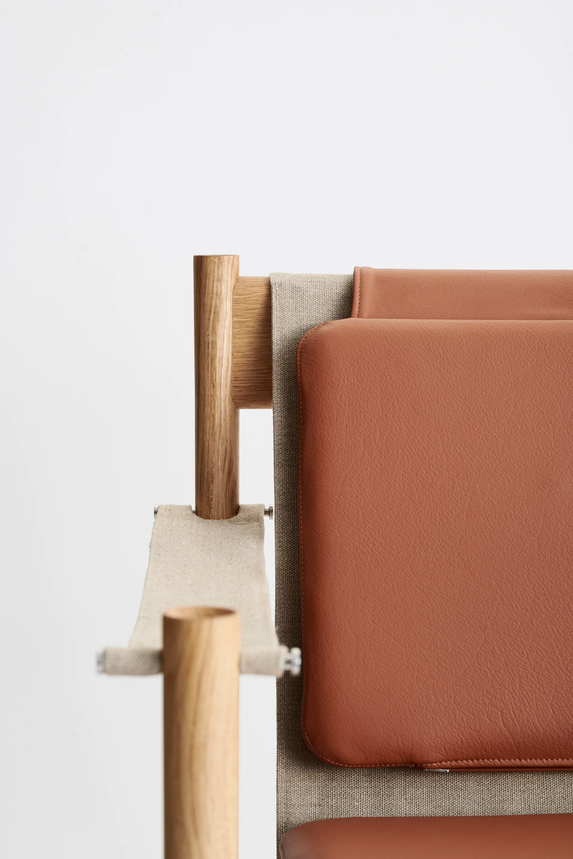 HB lounge chair, Oiled oak-leather brandy Brdr. Krüger