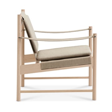 HB lounge chair - White oiled maple-canvase nature - Brdr. Krüger