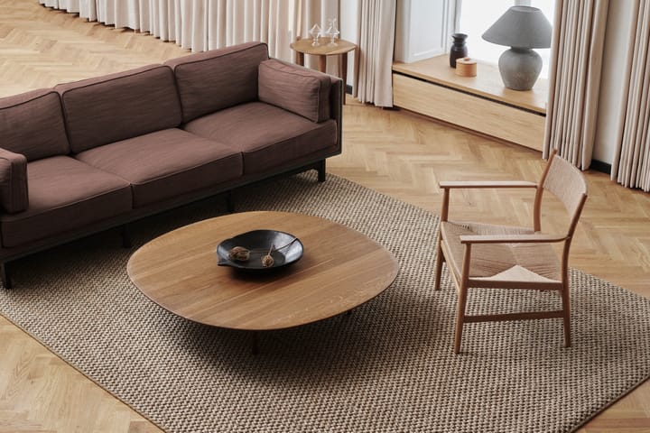 Jari coffee table Ø118 cm - Smoke oiled oak - Brdr. Krüger