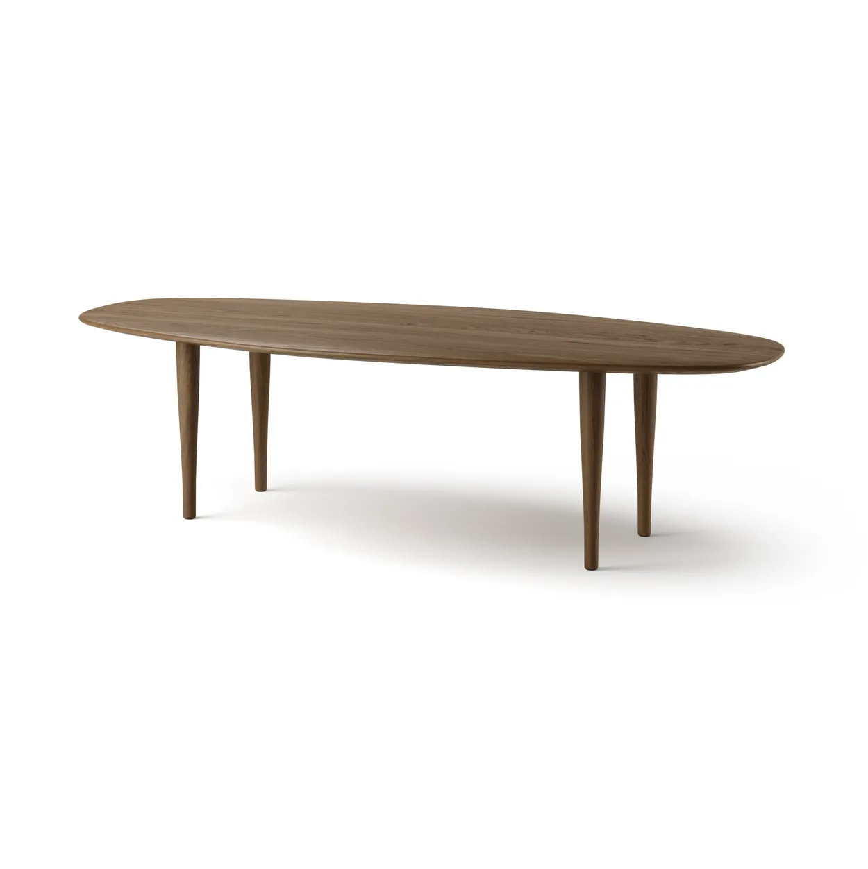 Brdr. Krüger Jari coffee table 58x130 cm oiled oak | Scandinavian Design | Coffee tables | Brown
