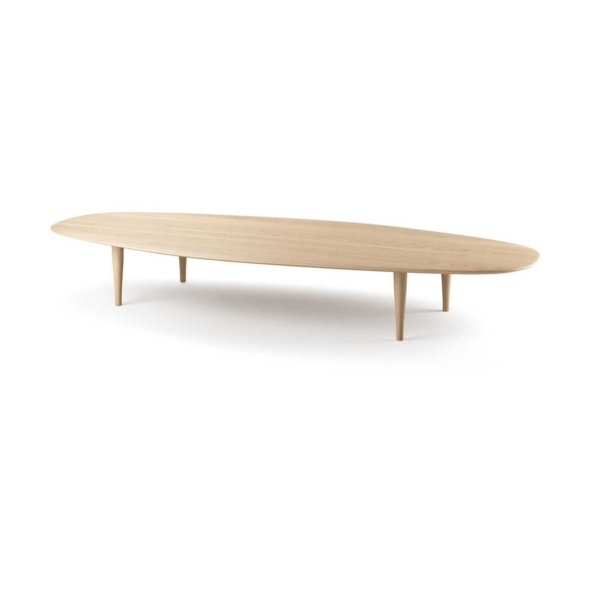 Brdr. Krüger Jari coffee table 80x180 cm Oiled oak | Scandinavian Design | Coffee tables | Brown