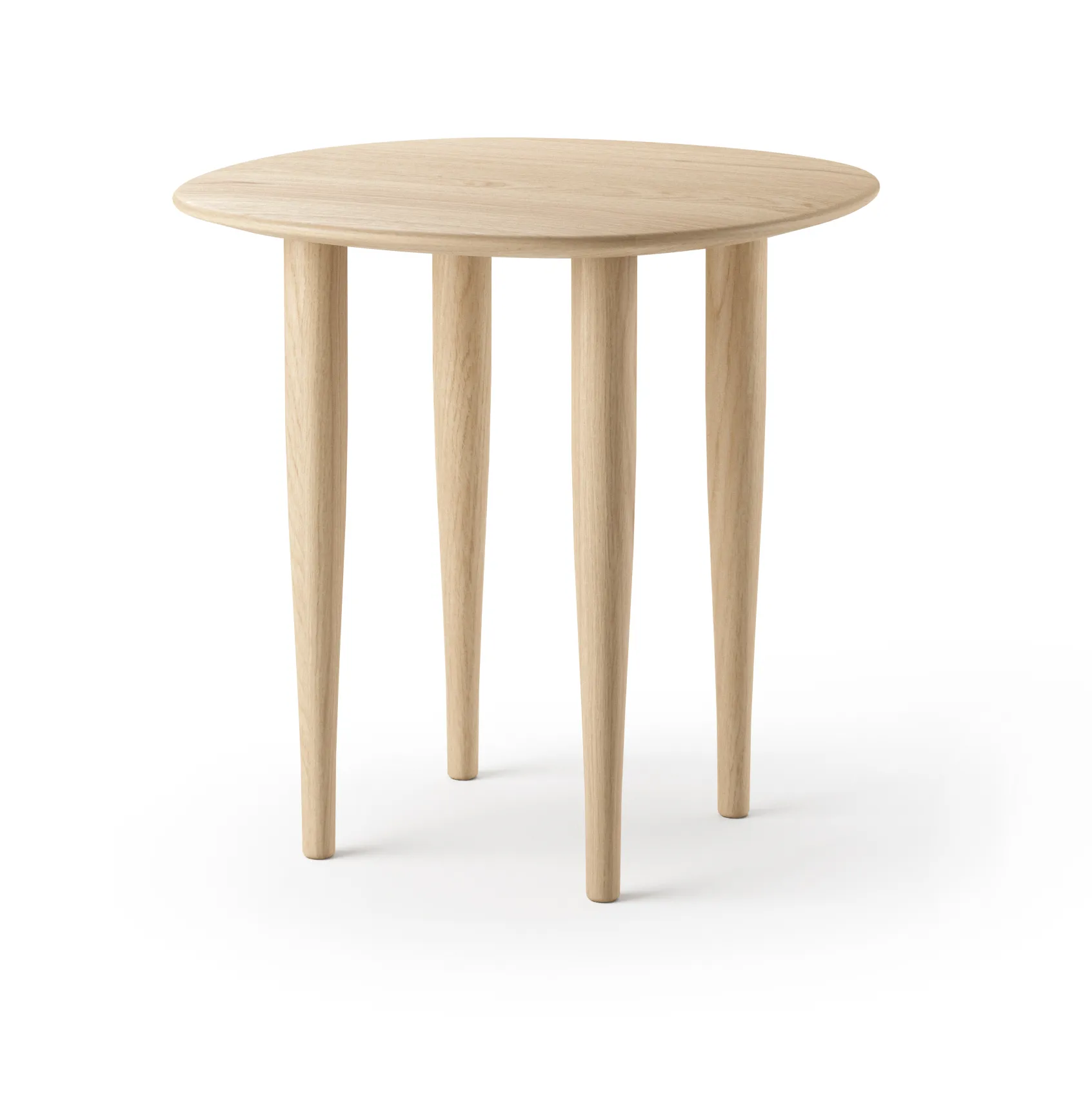 Jari side table Ø45 cm, Oiled oak Brdr. Krüger