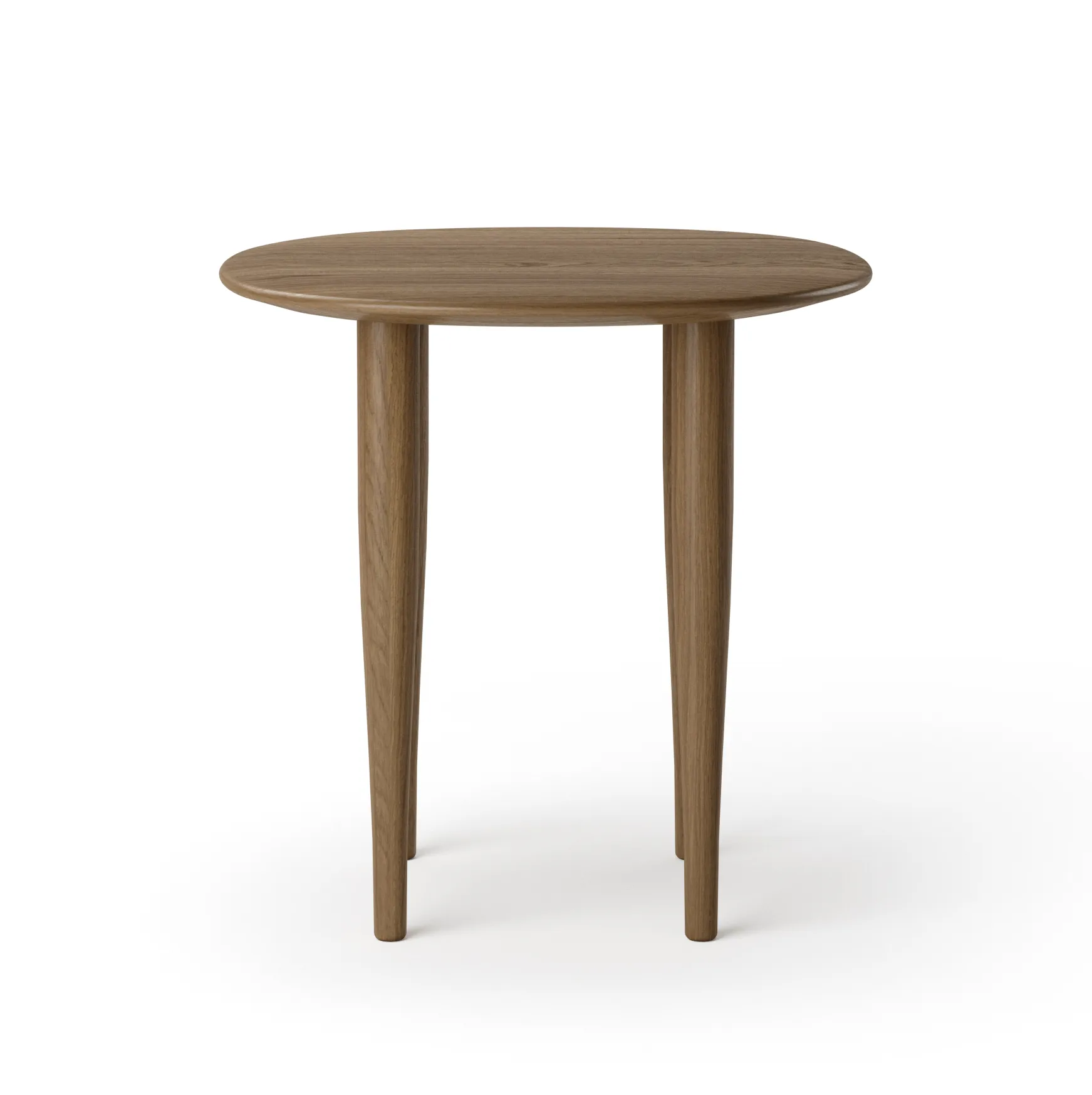 Jari side table Ø45 cm, Smoke oiled oak Brdr. Krüger