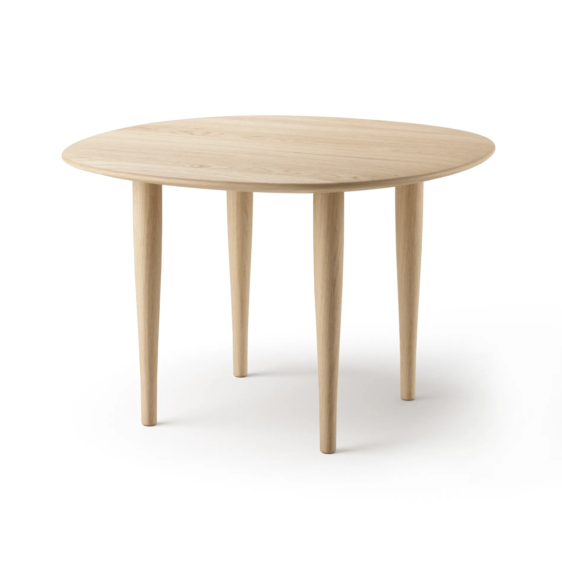 Jari side table Ø60 cm, Oiled oak Brdr. Krüger
