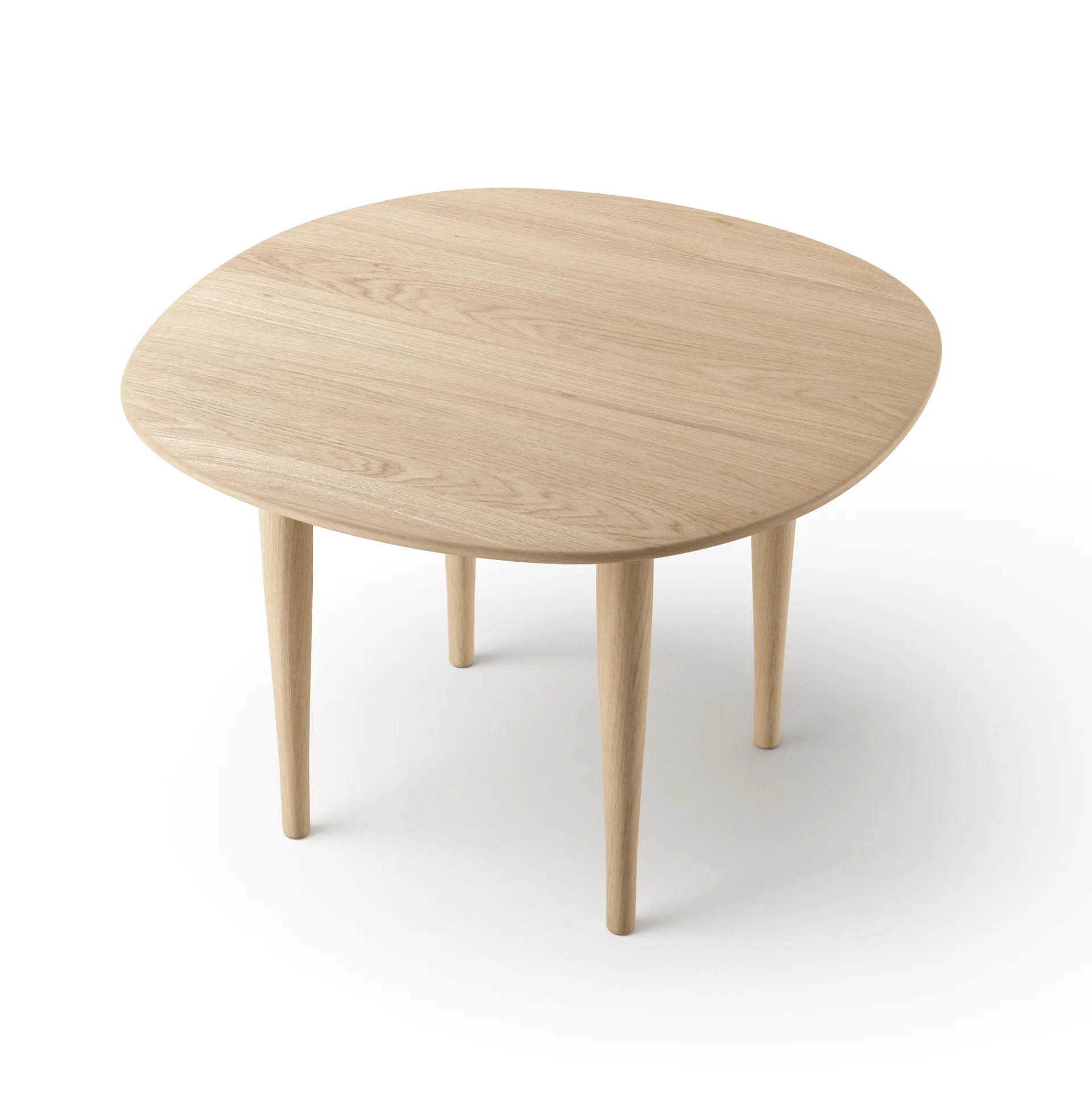 Jari side table Ø60 cm, Oiled oak Brdr. Krüger