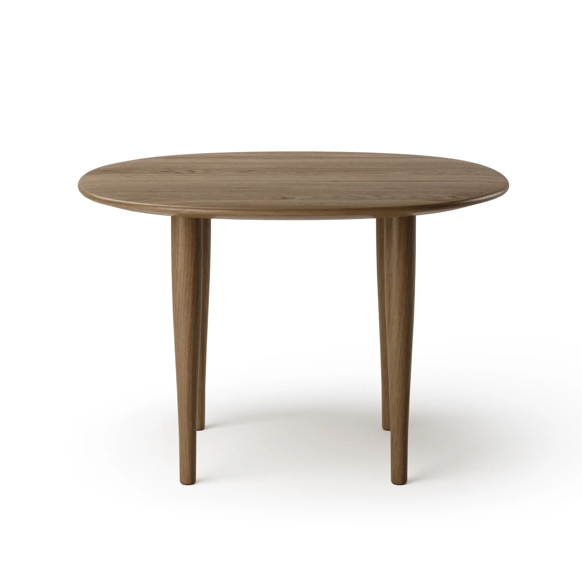 Jari side table Ø60 cm, Smoke oiled oak Brdr. Krüger