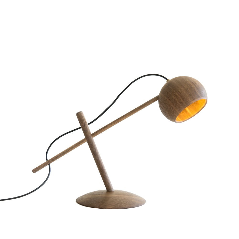 Brdr. Krüger Lune table lamp oiled oak | Scandinavian Design | Desk & table lamps | Beige