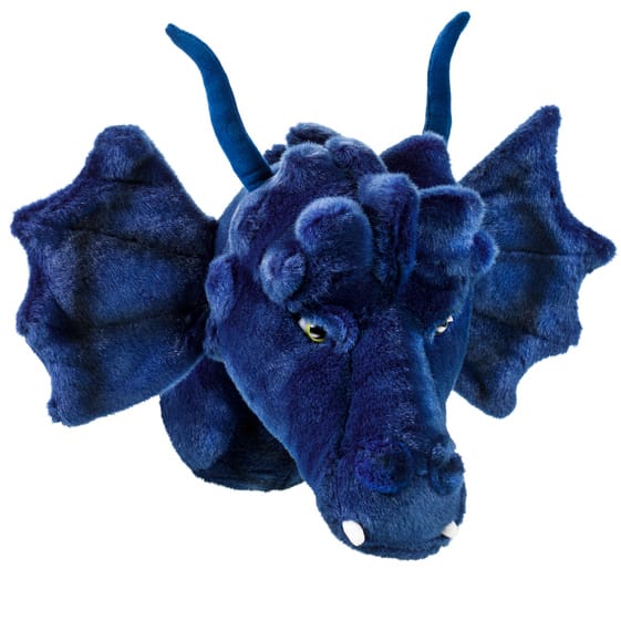 Dragon head for the wall - Blue - Brigbys