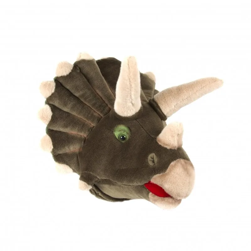 Stuffed Dinosaur head for wall, Dinosaur Brigbys