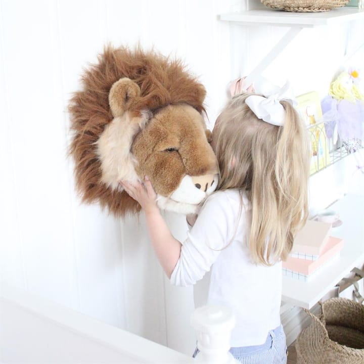 Stuffed lion head for wall, Lion Brigbys