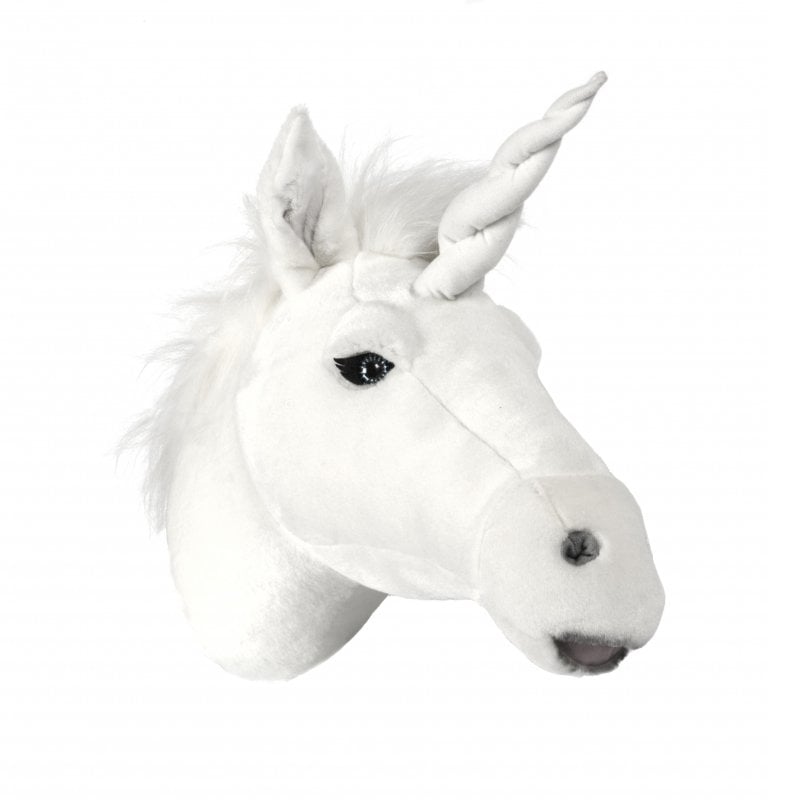 Brigbys Stuffed Unicorn head for wall unicorn