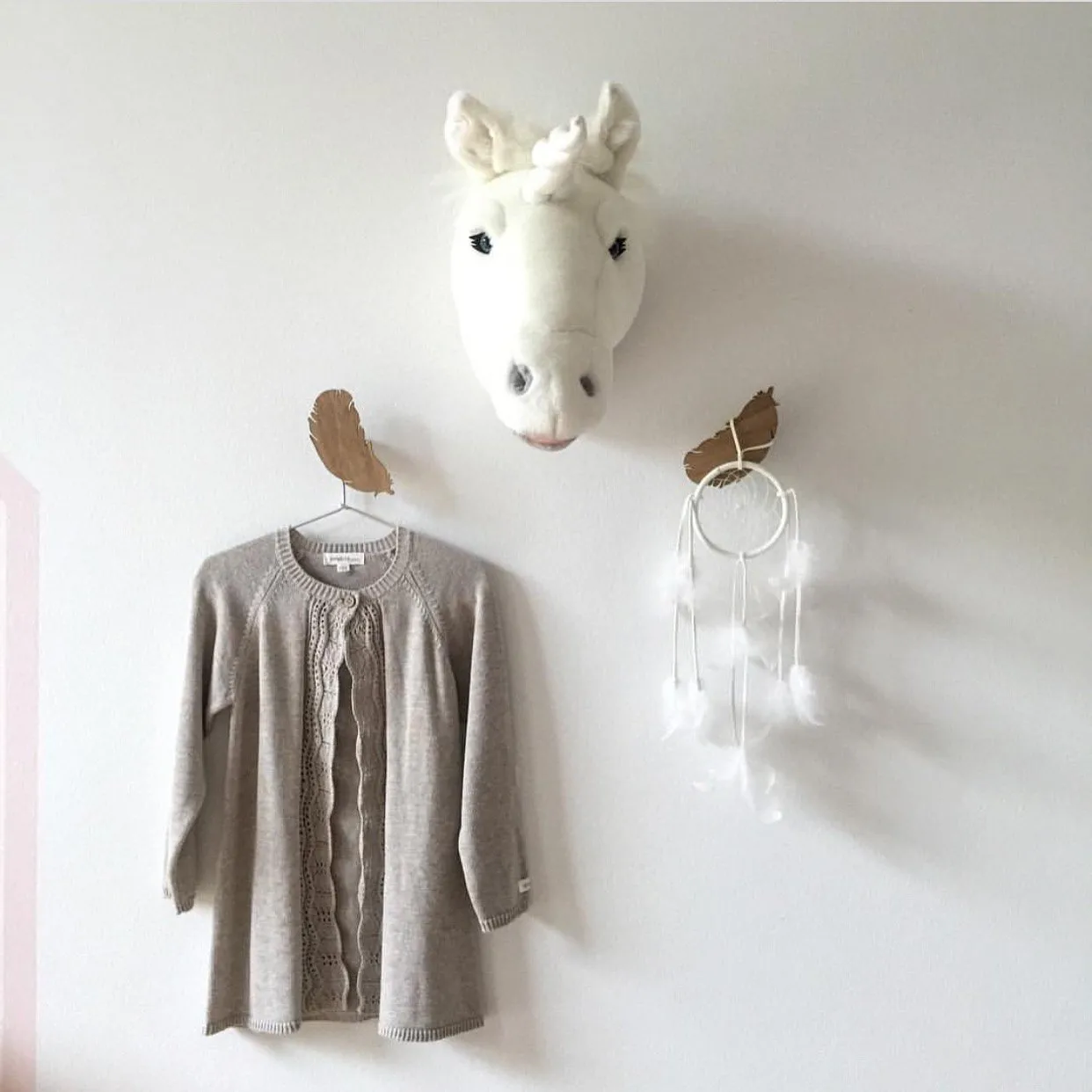 Stuffed Unicorn head for wall, unicorn Brigbys