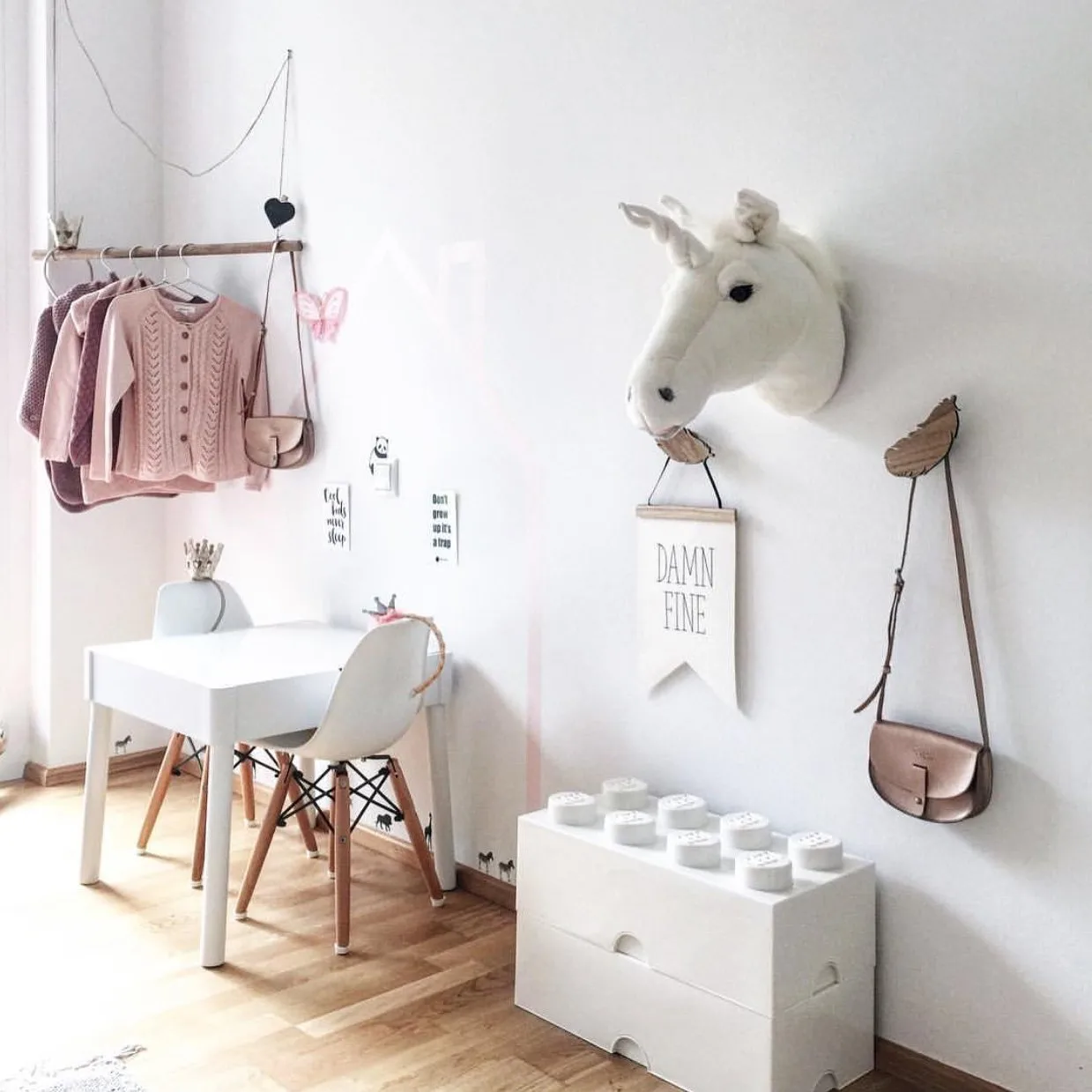 Stuffed Unicorn head for wall, unicorn Brigbys