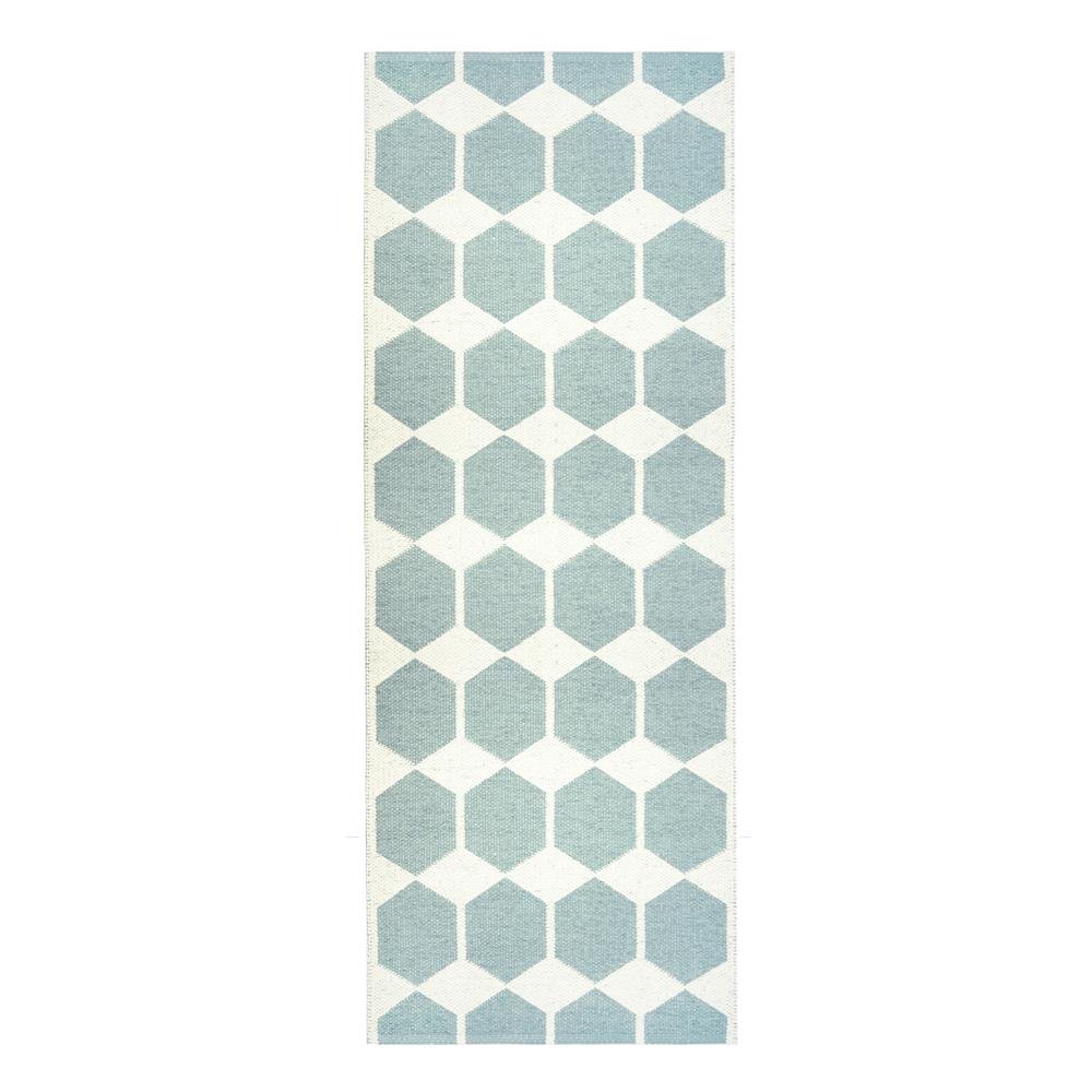 Brita Sweden Anna rug aqua 70x200 cm | Scandinavian Design | Plastic rugs | Blue