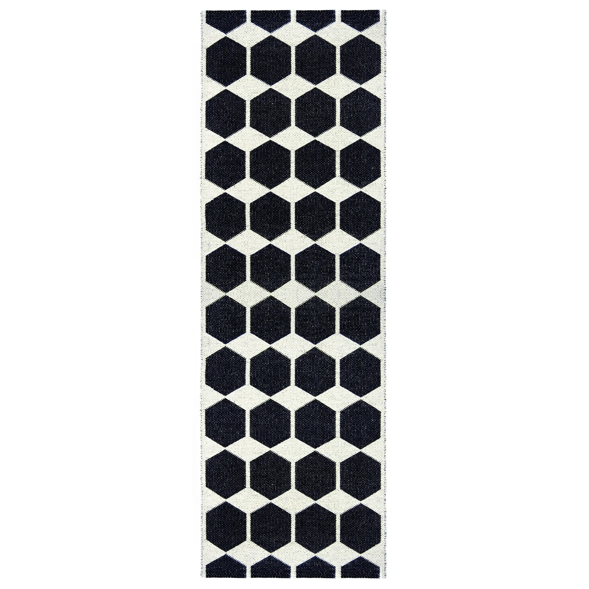 Anna rug black, 70x140 cm Brita Sweden