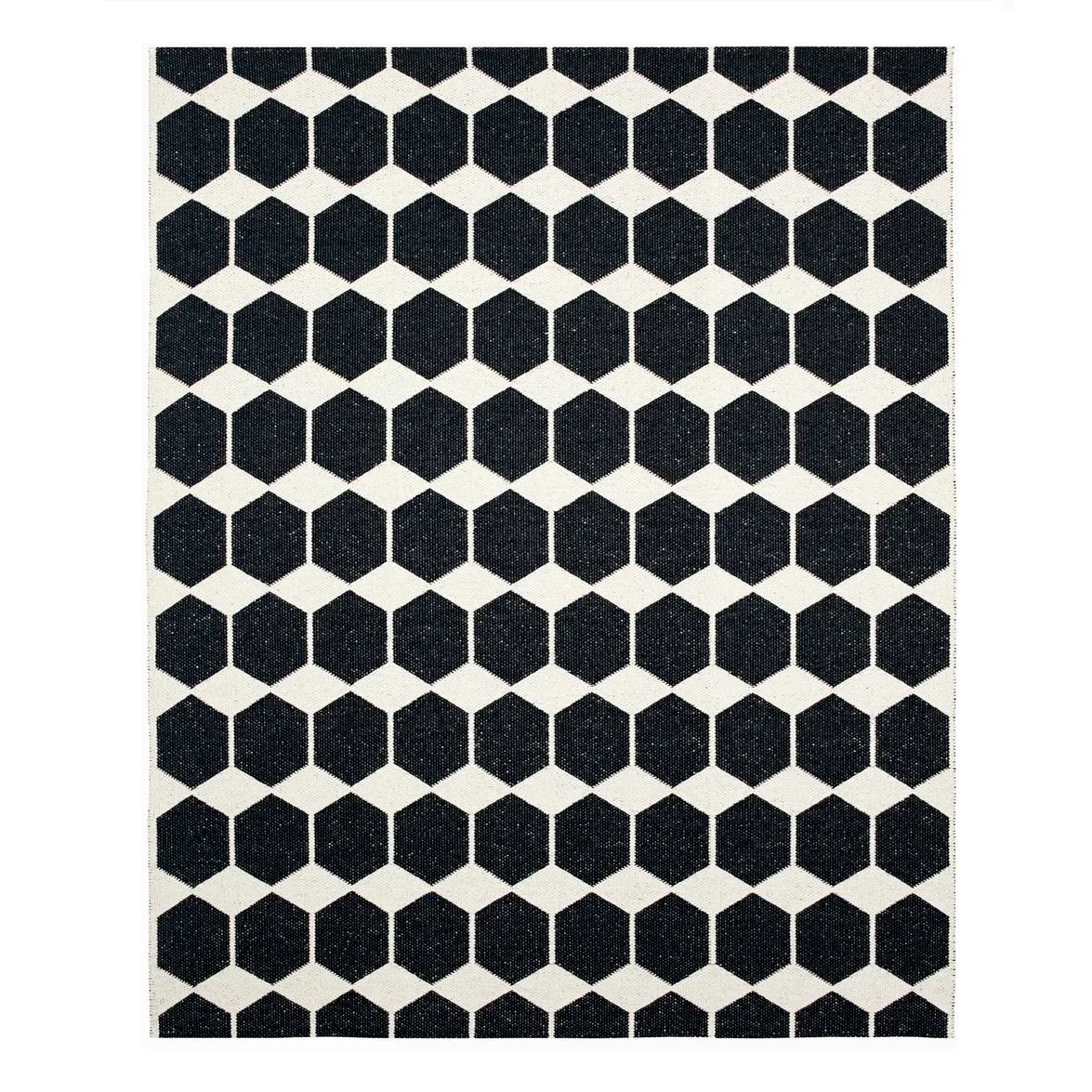 Brita Sweden Anna rug black large 150x200 cm | Scandinavian Design | Plastic rugs | Pink