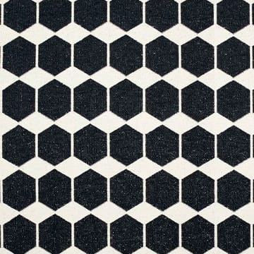 Anna rug black large - 150x200 cm - Brita Sweden