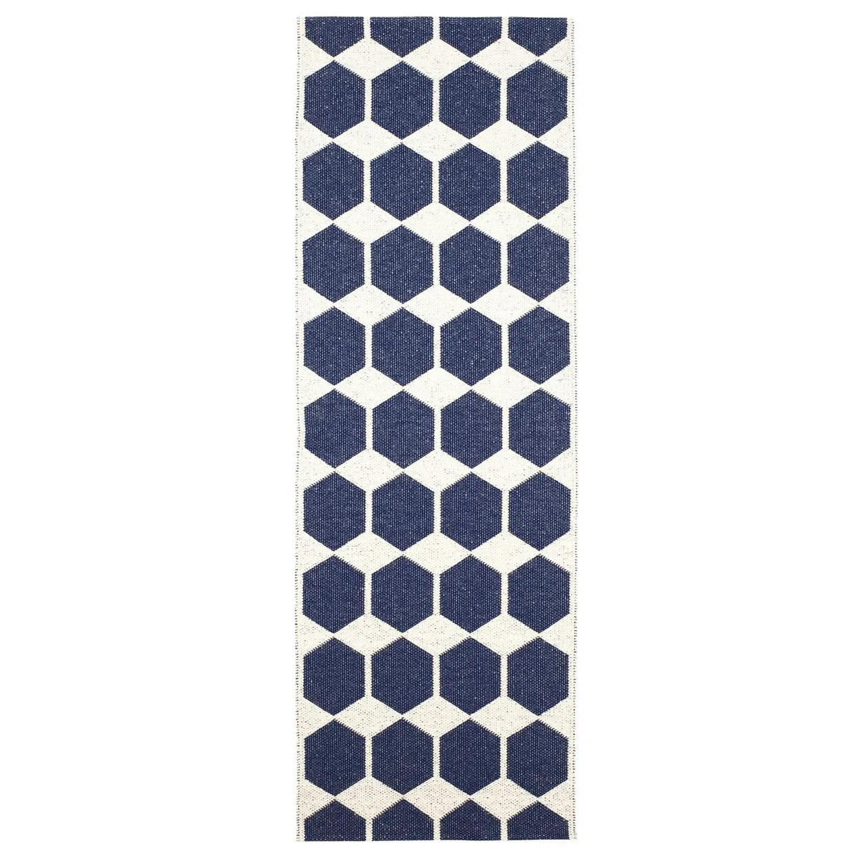Brita Sweden Anna rug midnight blue 70x200 cm | Scandinavian Design | Plastic rugs | Blue