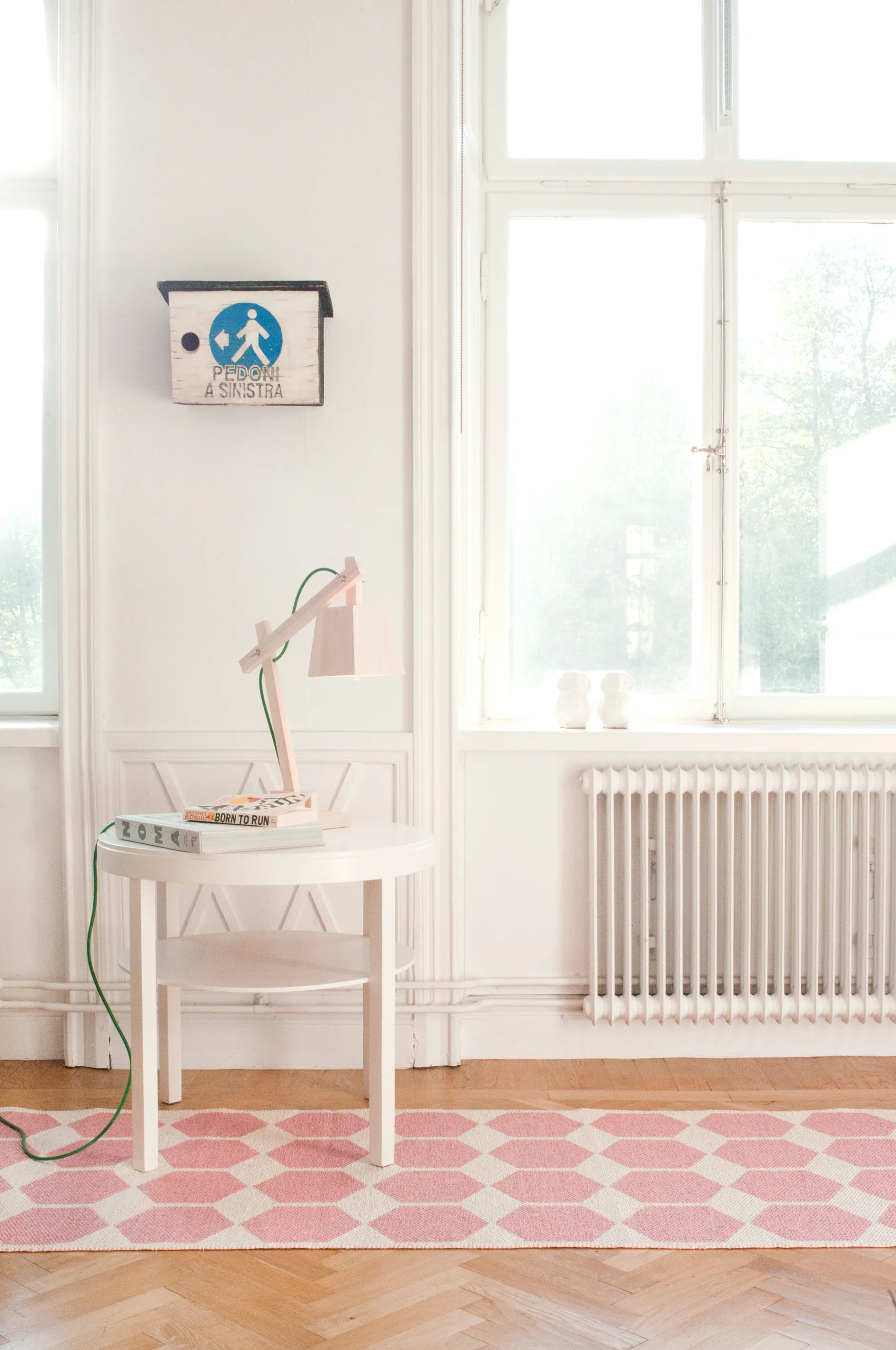 Anna rug pink, 70x200 cm Brita Sweden