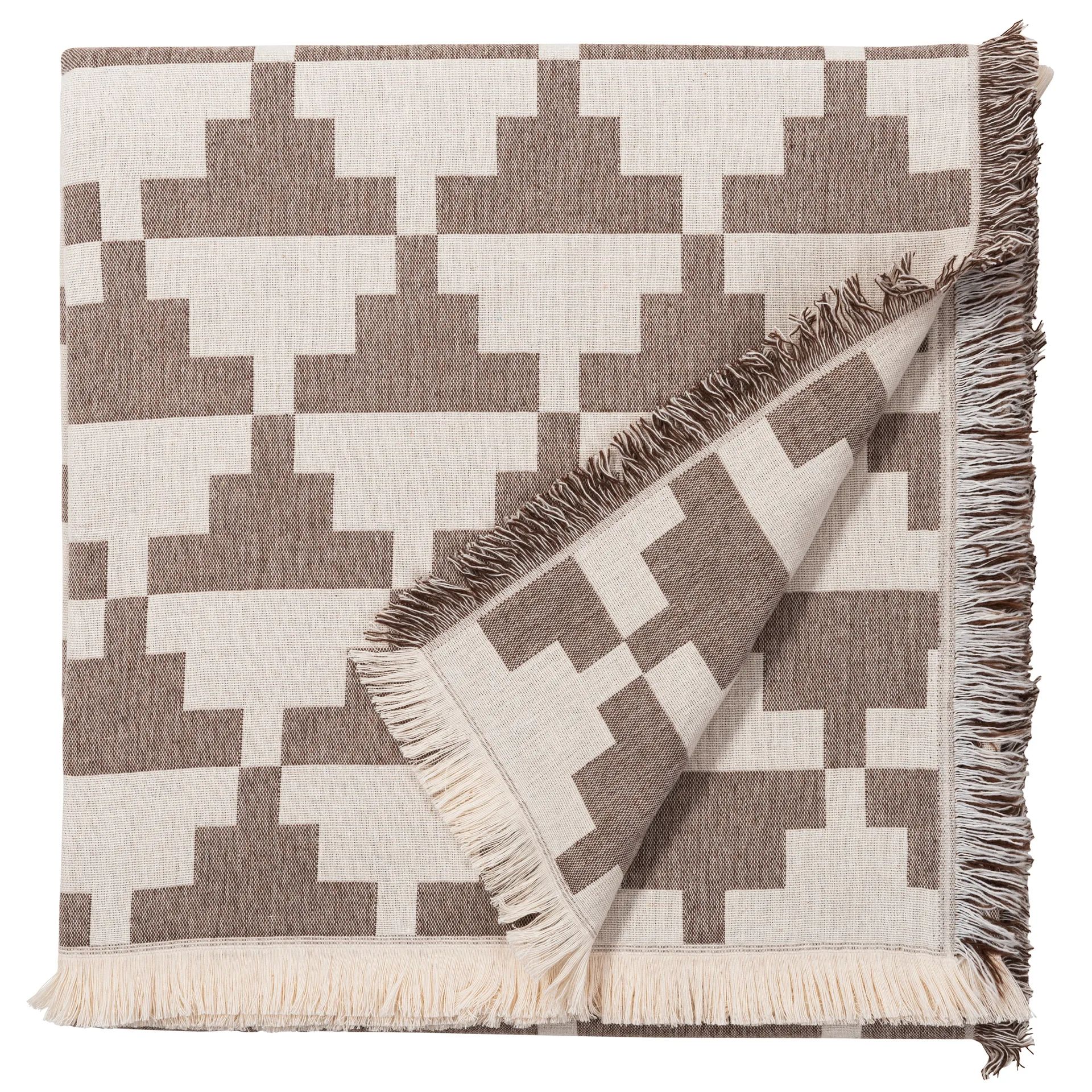 Confect cotton blanket, Cacao (brown) Brita Sweden