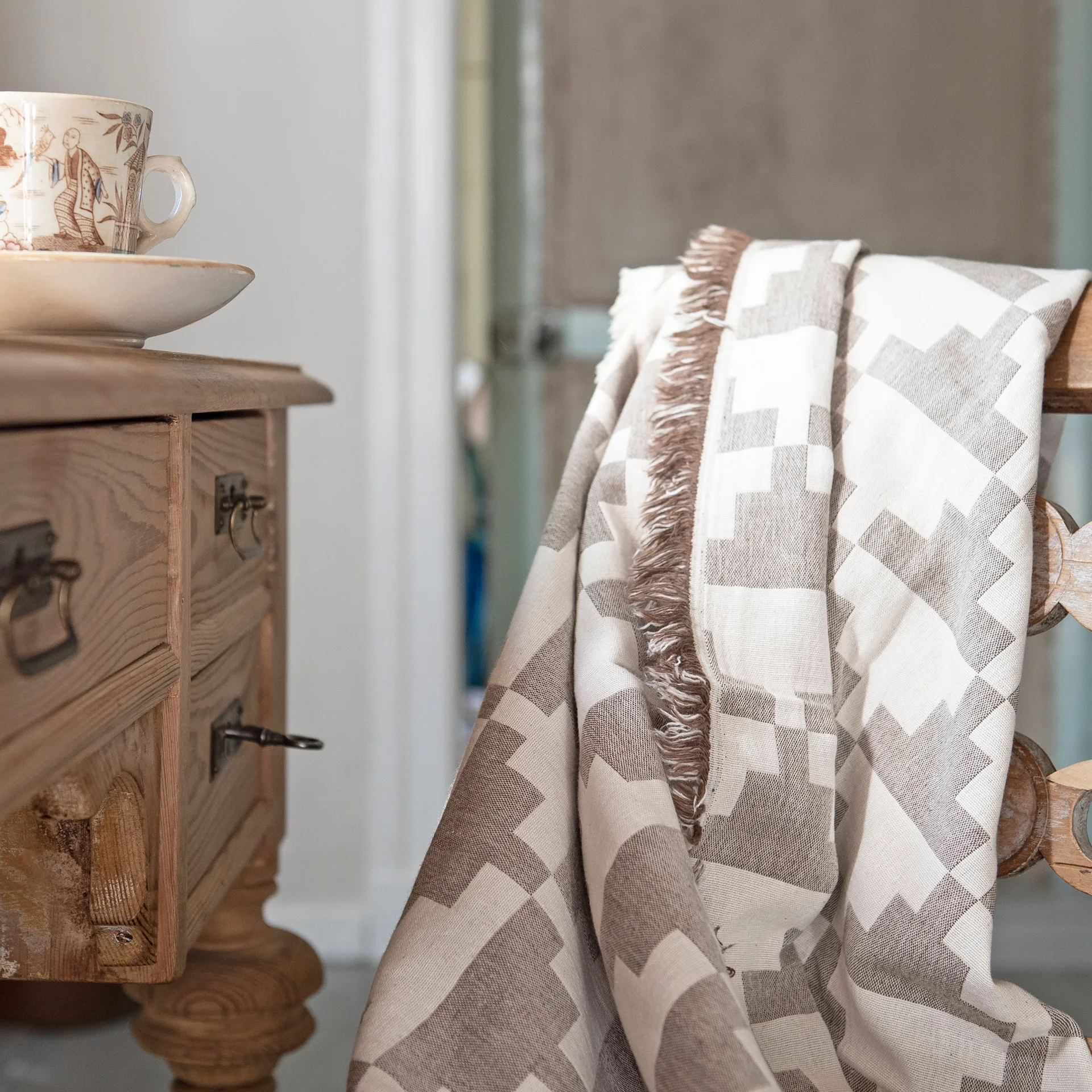 Confect cotton blanket, Cacao (brown) Brita Sweden