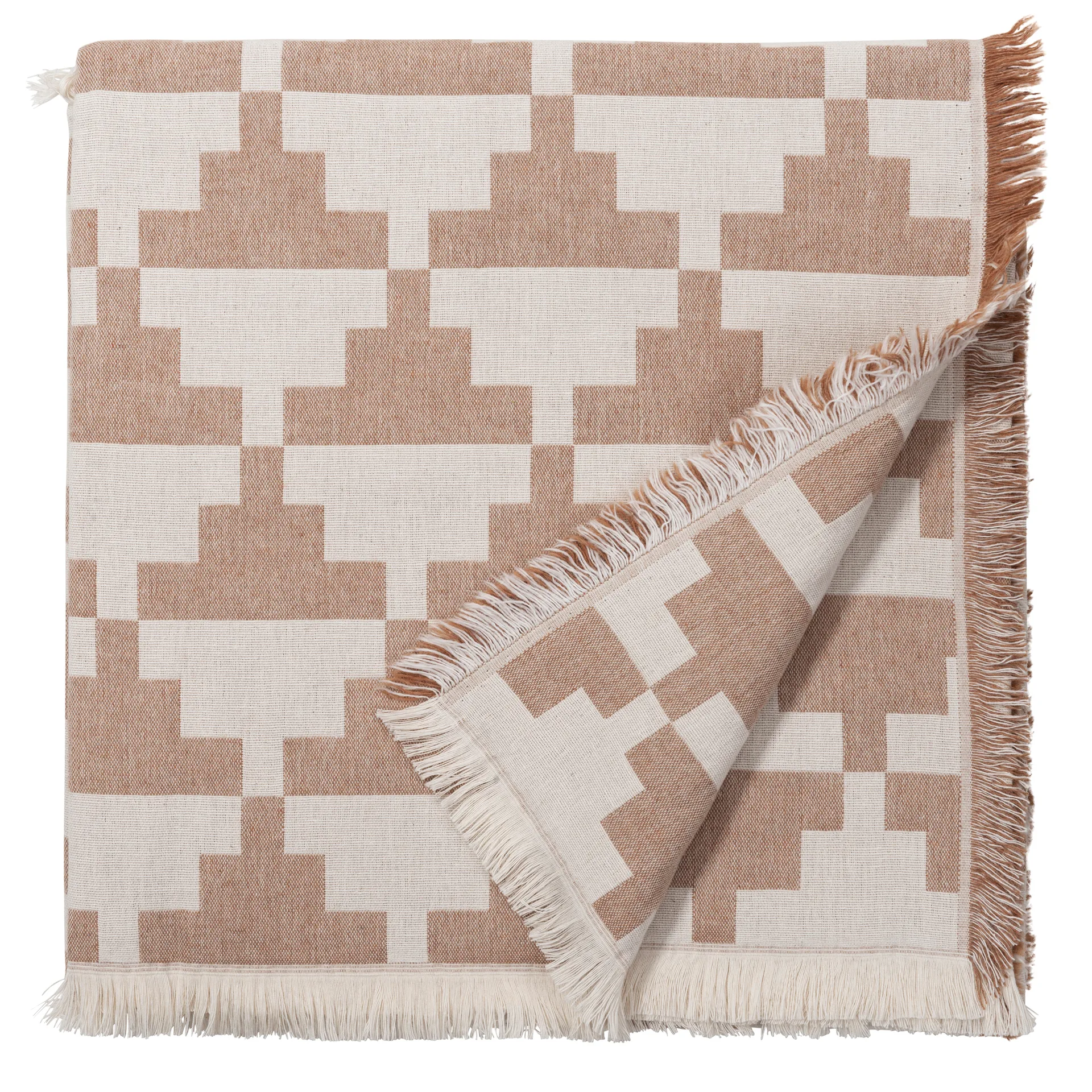 Confect cotton blanket, Nude (beige) Brita Sweden