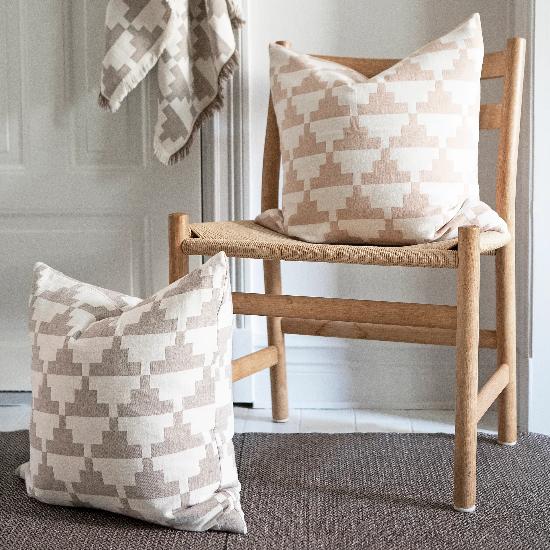 Confect cushion cover 50x50 cm, Cacao Brita Sweden