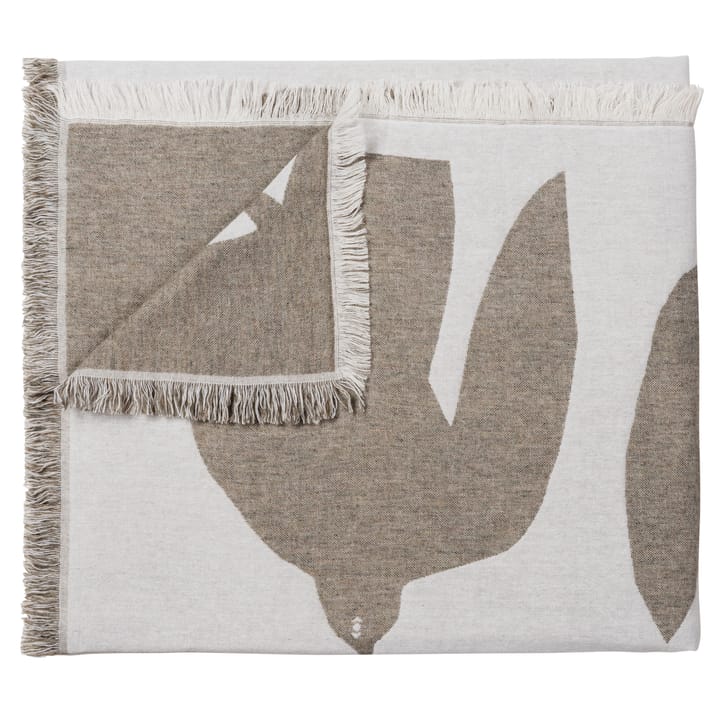 Early bird wool blanket 130x170 cm, Olive Brita Sweden