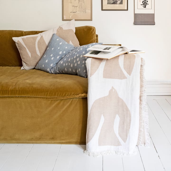 Early bird wool blanket 130x170 cm, Sand Brita Sweden