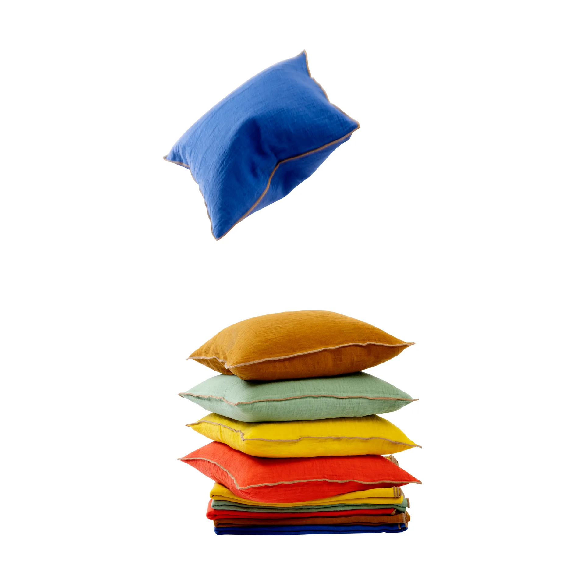 Evy pillowcase, Cobalt, 50x50 cm Brita Sweden